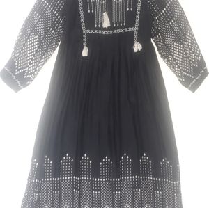 Black Boho Maxi Dress